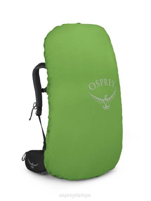üniseks siyah Osprey Kyte 68 sırt çantasıyla seyahat 20VZ65