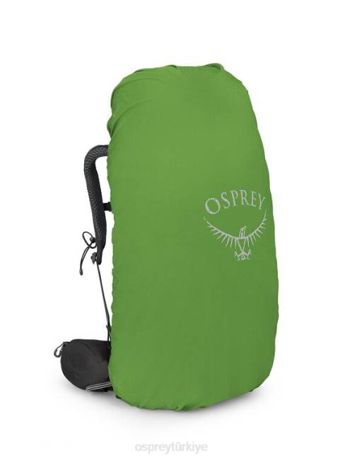 üniseks siyah Osprey kerkenez 58 sırt çantasıyla seyahat 20VZ55